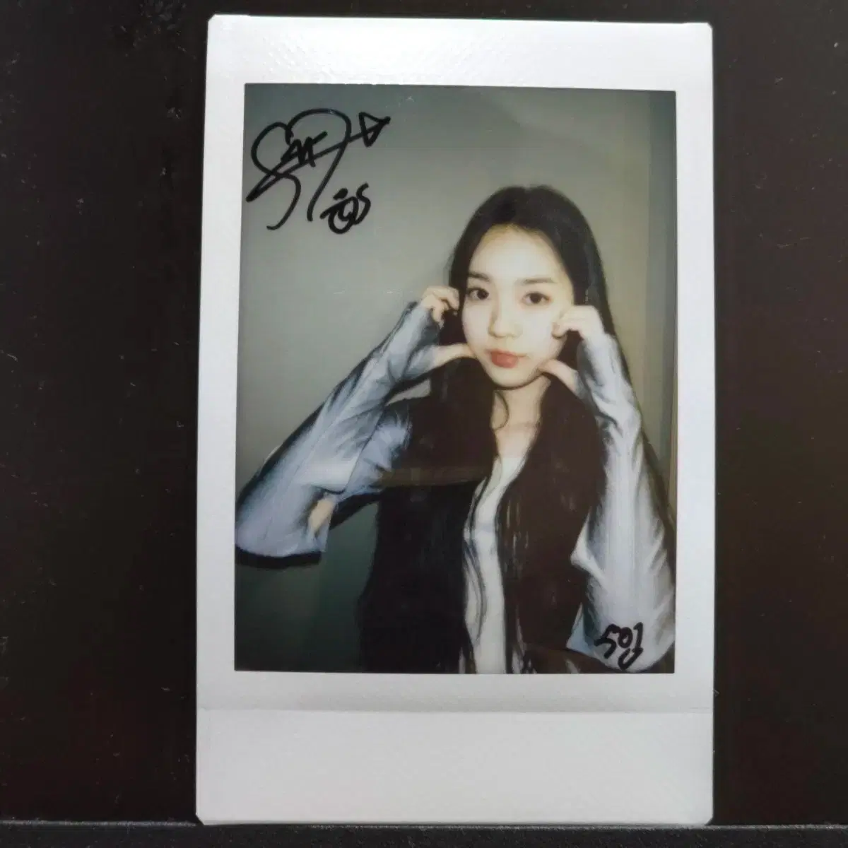 Triples kim soomin sign polaroid | Bunjang Global
